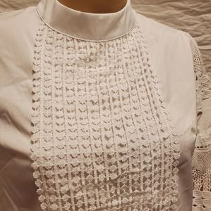 Long sleeve lace blouse